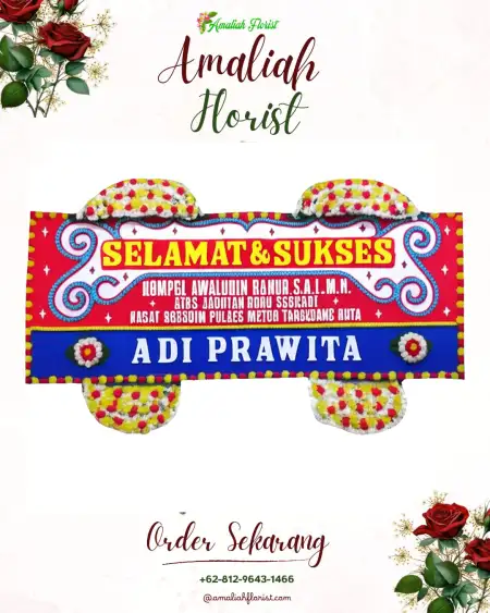 Papan Bunga Ucapan Selamat Tondano